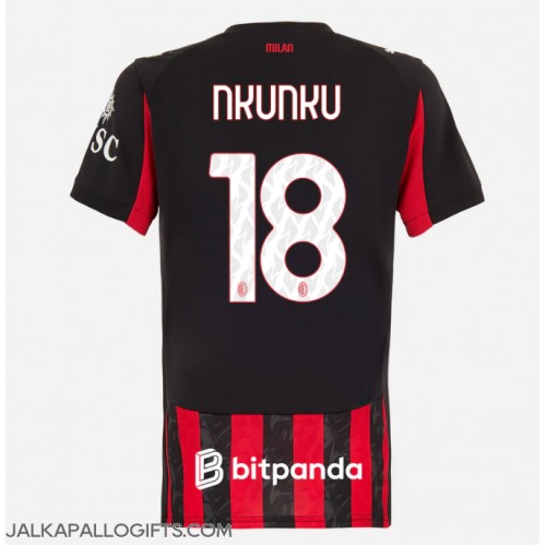 AC Milan Christopher Nkunku #18 Kotipaita Naiset 2025-26 Lyhythihainen